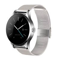 K88H Smart Watch 1.22 Inch IPS Round Screen Support Heart Rate Monitor Bluetooth smartWatch For apple huawei IOS Android
