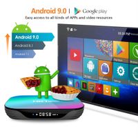 HK1Box 4GB 128GB 8K AMLOGIC S905X3 Smart TV Box Android 9.0 Dual Wi-Fi Установите верхнюю коробку HK1 Box PK X96AIR X3 A95XF3