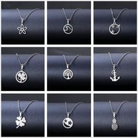 Pendant Necklaces Stainless Steel Link Cable Chain Findings ...