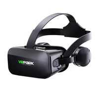 VRPARK J20 Virtual Reality Smart 3D Glasses VR Headset Stereo Helmet Game Video Headset for iPhone Android Smartphone DHLa20a05