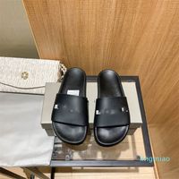 fashion-Designer Slippers Luxury Slides Men Summer Rubber Sandals Beach Slide Scuffs Slippers Indoor Shoes