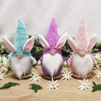 Chaud mignon décoration de Pâques Smart Yeux Pâques lapin de lapin de Pâques Doll sans visage Pâques cadeaux de Pâques Festival Thème Fournitures T2I51689