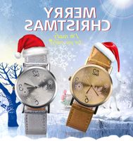 DHL Free 100pc,Wholesales Christmas Snow Snowflake Watch Women Mens Lovers Couple Students Winter Dress Quartz Wrist Watches