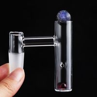 Dita al quarzo di alta qualità Banger con rubino da 6 mm, di perle di dichro in vetro TERP perle quarzo Banger chiodi per acqua di vetro Bongs DAB Rigs Tubi