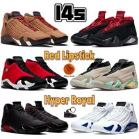 Newest 14 14s mens Basketball Shoes Low red lipstick aleali ...