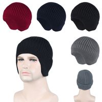 Beanie Knit Crochet Beanie Hat For Men Teenagers Winter Warm...