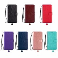 Crazy Horse Brieftasche Lederhalter Kreditschlitz Flip Case für iPhone 12 Mini PRO MAX SAMSUNG S20 FE Note 20 Ultra