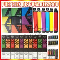 Puff flexible vape Vape Pen E Kit de cigarrillos con batería de 1500mAh 10ml Cartucho POD 2800 Puffs Puffbars vs Bang XXL interruptor