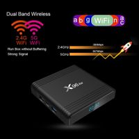 X96 AIR Android TV-Box Android 9.0 AMLOGISCH S905X3 Smart TV-Box 4k Android-Box 4GB 32GB X96Air Quad-Kern 2.4G5G Wifi BT