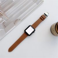 Cinturino esplosivo per orologio per Apple Butterfly Fibbia di fascia alta Pelle di lusso in pelle di lusso singolo lapwatch wristband