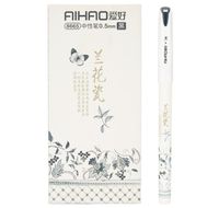 Aihao 8665 Orchid porslinsmönster gel bläck pennor 0.5mm fin punkt ursprunglig låda