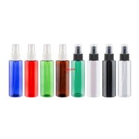 120ml x 12プラスチックスプレーポンプdiyの瓶の空の白い透明な青いターコイズ香水コンテナMist Sprayer CosmeticsGoodパッケージ