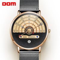 Fashion Mens Watches Top Brand DOM Luxury Quartz Watch Men C...
