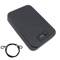 Tangent Wallets LJL Portable Mini Vault Case med kombinationslås Keyless Säkerhet Säker Box för hembil Kontorskod Värderakables1