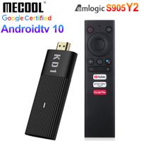 Mecool KD1 Android 10.0 TV Stick Amlogic S905Y2 Quad Core TV Box Android10 2.4G 5G WiFi Bluetooth 4.2 Smart Dongle Google Voice Remote Remote 2G16G