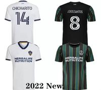 MLS 2023 2022 Los Angeles La Galaxy Futebol Jerseys Versão Chicharito J.dos Santos Kljestan 23 22 Lletget Men Away Camisas de futebol
