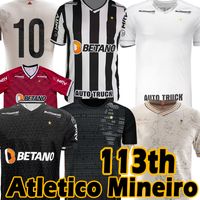 Atlético 2021 2022 Atletico Mineiro Şampiyonu Futbol Forması 113 Özel Baskı Diego Kosta Manto Da Massa Siyah 21/22 Fred Cazares Otero Moura Elias Futbol Gömlek Üst