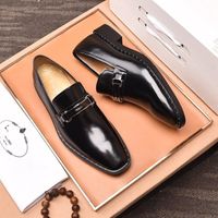 15 estilo PD Vestido para hombres Moda elegante diseñador de bodas formal Men Slip On Office Oxford Shoes para zapatos de lujo Tamaño 38-45