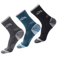Brand (1 Pair) New Mens Semi- thick Merino Wool Warming Socks...