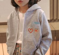 high quality Cute Baby Girl sweatshirts Jacket Hooded Coat c...