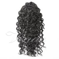 VMAE Mongolian Hair Deep Wave Ponytail 120G de 12 a 26 pulgadas Color natural 100% Real sin procesar Virgin Human Hair Extension