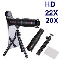HD 4 K 22X Zoom Cep Telefonu Kamera Lens Teleskop Smarphone Makro Lens Lente Para için TELEFON Lentes Telefon Celular