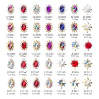 Nar012 35 estilos diamante sol forma prego strass jóias nail art decorações moda unhas de cristal acessórios