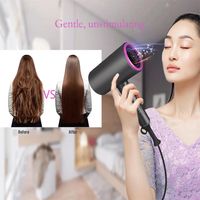Electric Hair Dryer Negative Ions Blow High Power 1800W 2 In 1 Blower Styler Cold Wind Salon Choose306b
