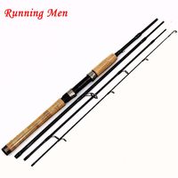 4 Section 2.1m 2.4m 99% Carbon Casting Rod Spinning Lure Fishing Rod For Pole
