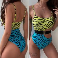 Kadın Mayo 45 # Tek Parça Mayo Yüksek Kesim Seksi Bikini Kadınlar Yüzme Suitsone Parça Mayo Beachwear Monokini