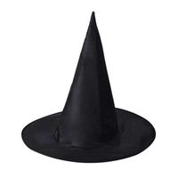 Halloween bruja sombrero masquerade negro asistente sombrero adulto niño cosplay accesorio accesorio de halloween party wizard cosplay prop