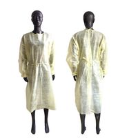 Não-tecidos de protecção vestido Unisex descartáveis ​​Raincoats 3 cores avental da cozinha Dustproof Housekeeping Raincoats CCA12629