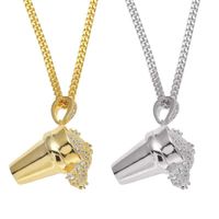 Neue Kristall Kubikzirconia Eis Styrofoam Tasse Halskette Gold Hip Hop Halskette Ketten Modeschmuck Für Männer Drop Shipping