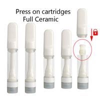 Full Ceramic Carts Vape Cartridges 0. 5ml 1. 0ml Empty Vape Pe...