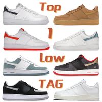 Top 1 Low Men Casual Buty Paisley Niebieski biały czarny pomarańczowy Lnk Chińskie Nowy Rok Mult-color LX Designer Treners Women Sneakers