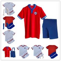 2021 Chili Football Jerseys Alexis A.Vidal Valdivia Medel E.Vargas Custom 2022 Accueil Chemises de football blanc rouge