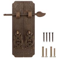 Handgrepen trekt deur kit Chinese stijl antieke koperen poort pull handvat meubels hardwares Mooi praktisch