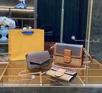 Conjunto de 3 peças Luxurys Designers Saco Mulheres Handbag Messenger Oxidante Metis Metis Elegant Shoulder Shopping Sacos Luxuosos_bags 028