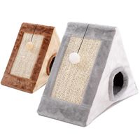 Cat Beds & Furniture Climbing Rack Scratching Board Claw Grinding Tools Cats Litter Dog Bed Pets Supplies