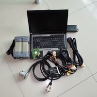 MB Star C3 Диагностический инструмент Автомобильный сканер с программным обеспечением V2014.12 в использованном ноутбуке D630 4GB RAM PC полный набор
