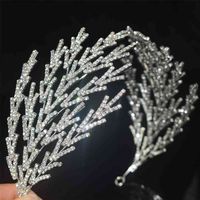 Retro Luxury Bridal Hairband Headband Baroque Crystal Headdr...
