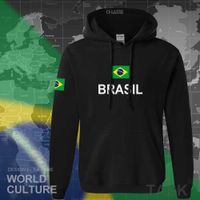 Brasilien Hoodie Männer Sweatshirt Schweiß Neue Streetwear Tops Trikots Kleidung Trainingsanzug Nation Brasilianische Flagge Brasilien Fleece BR H0913