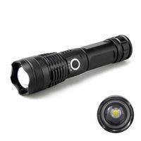 Torce tattiche a LED, 1000 lumen Luminosità luminosa impermeabile zoomabile USB portatile ricaricabile ricaricabile ricaricabile ricaricabile per campeggio escursionismo all'aperto