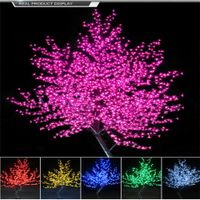 Outdoor Led Artificial Cherry Blossom Tree Light Christmas Lamp 864 stks Bollen 1.8m Hoogte Regendichte Fairy Garden Decor