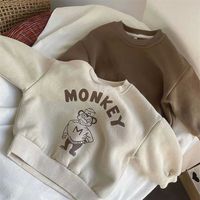 Baby Boy Blouse Infant Cartoon Sweatshirt Spring Kids Girl Hoodie Tops Children Long Sleeve T Shirts Toddler Unisex Clothes 220124