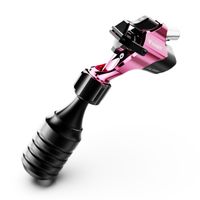 Cherry Pink Mast Flash Rotary Tattoo Machine RCA Cord Coreless Motor Liner Shader Supplies tattoo gun 220216