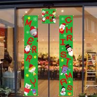 Noel Süslemeleri Diy Merry Kapı Yuvası Asma Bayrak Perde Kolye Süslemesi Atmosfer Dekorasyon Malzemeleri