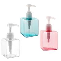 250ml 8.5oz leerer nachfüllbarer flaschen flüssige seifen shampoo lotion pumpe flaschen flüssige container für küche bad