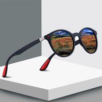 Поляризованные круглые солнцезащитные очки мужские женские бренды дизайнерские клубные очки классические солнца вождение рыбалка UV400 очки