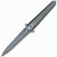 Pen Fairy Ball Bearing Folding Knife 9CR18MOV Blade Titanium Alloy Handle Tactical Rescue Pocket Hunting Fishing EDC Survival Tool Xmas Gift Knives 05506